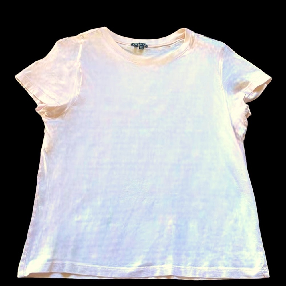 Theory Baby Pink Short Sleeve Tee
